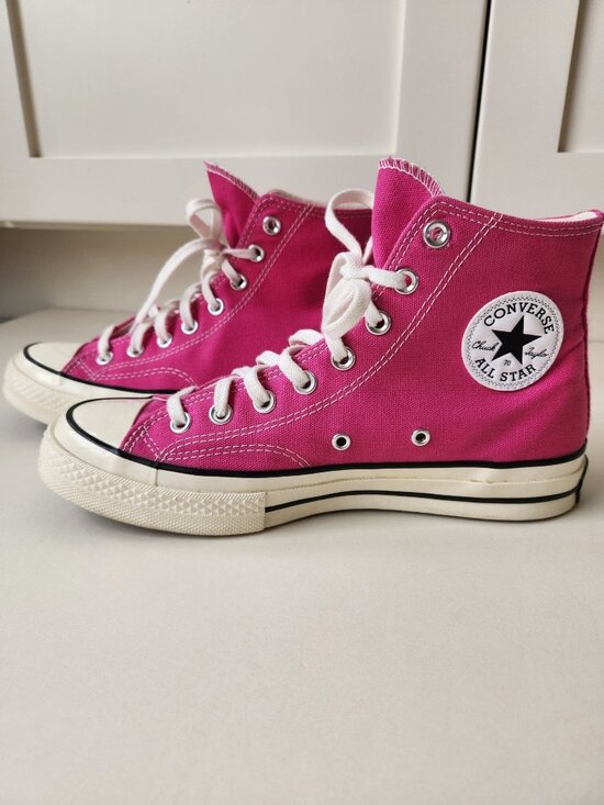 Converse Shoes - Converse Chuck Taylor All Star 70s Pink High-Top Sneakers Canvas Unisex Summer